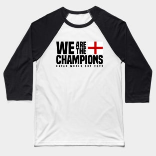 Qatar World Cup Champions 2022 - England Baseball T-Shirt